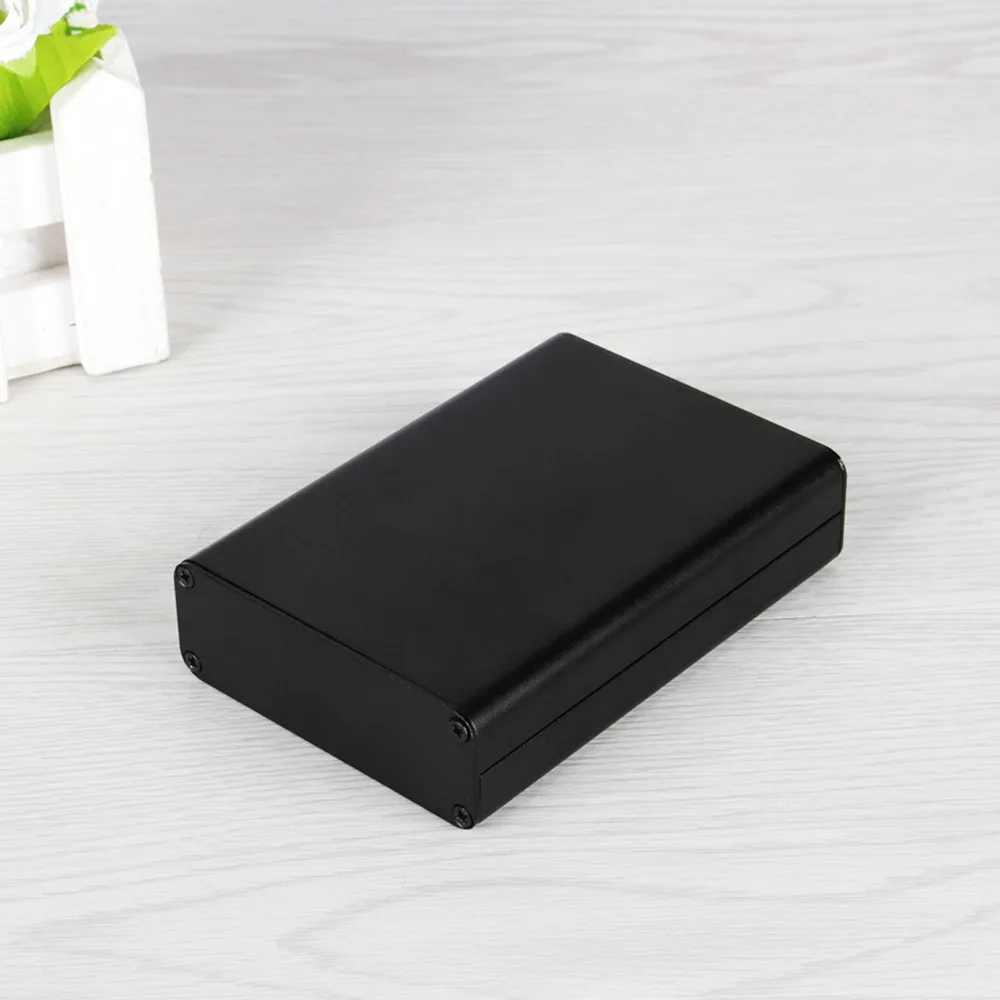 Enclosure Box 80*50*20mm Junction Box Aluminum Black Connection Box Wiring Connection Box Power Connection