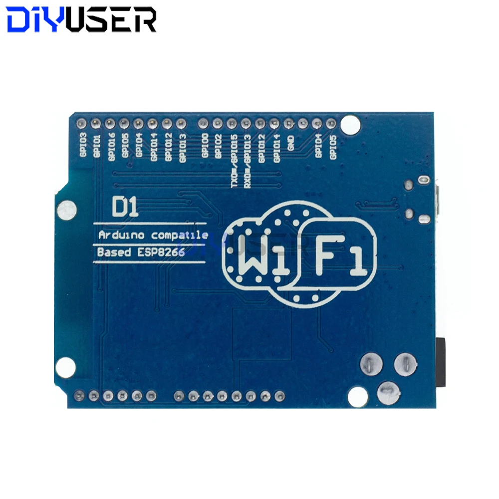 وحدة ESP8266 ESP-12F ESP-12E لوحة WiFi لـ WeMos D1 Arduino UNO R3، IoT تطوير المنزل الذكي