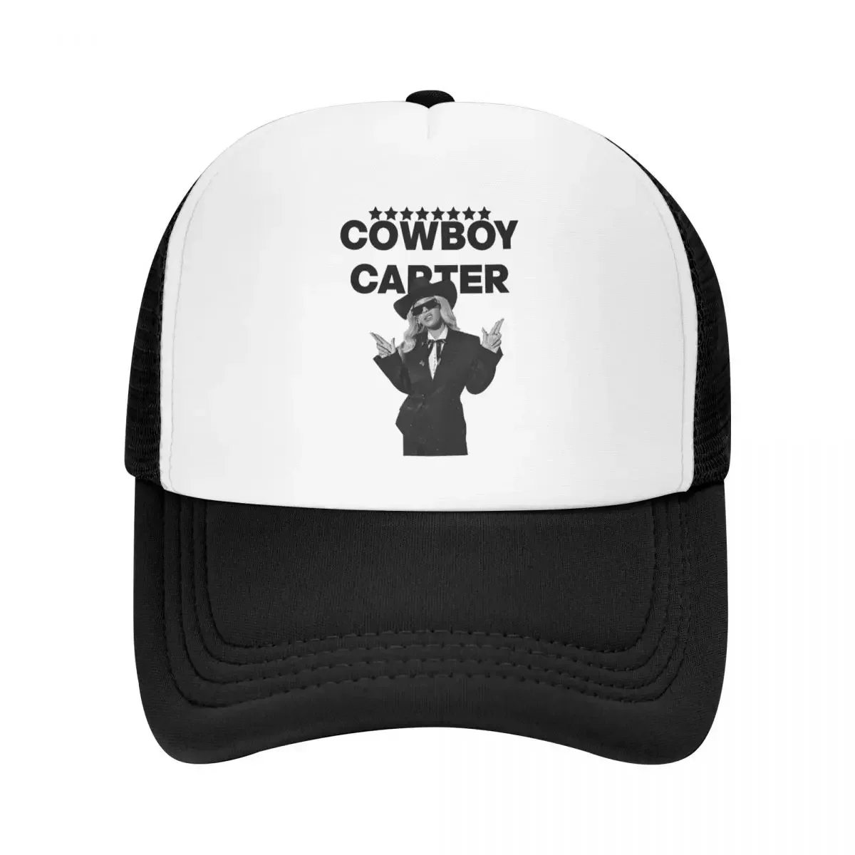 Beyonce Cowboy Carter New Album Mesh Baseball Cap Unisex Hip-Hop Trucker Worker Cap Dad Hat Breathable Sun Caps Wholesale New