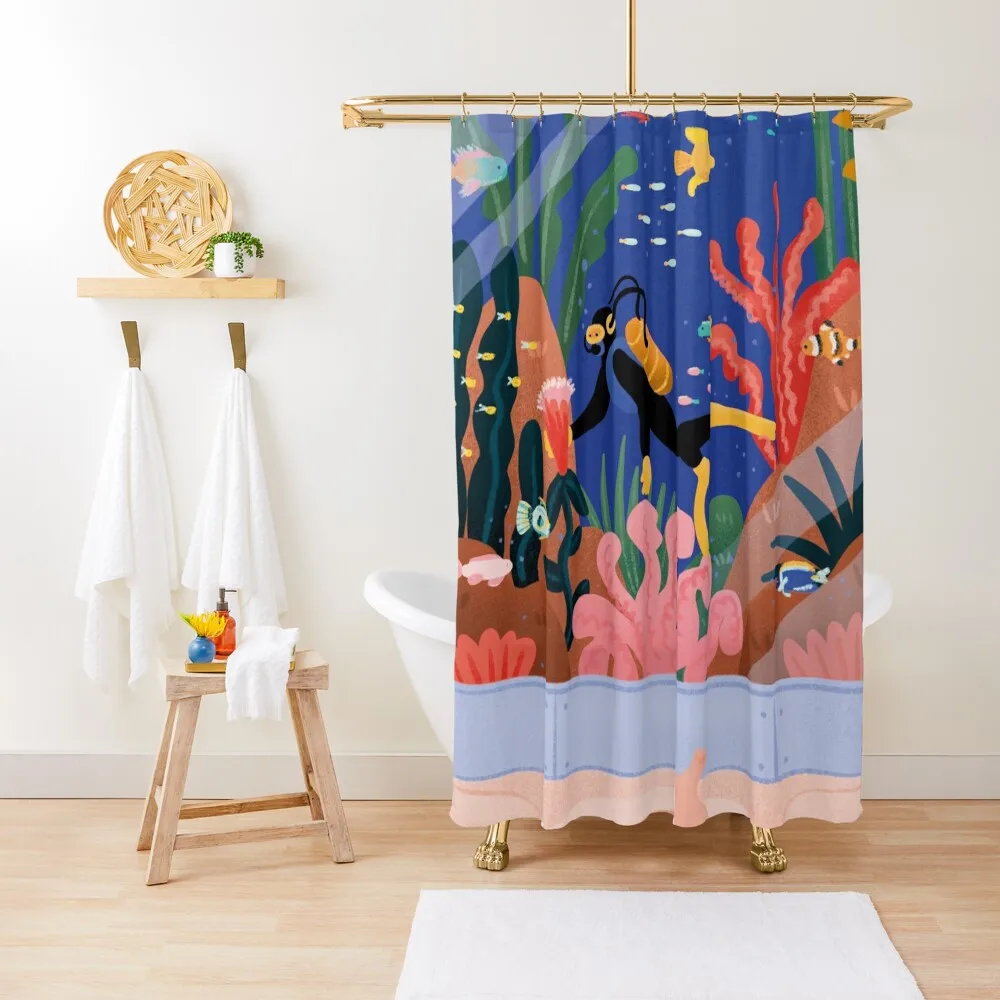 

The living room diver Shower Curtain Bathroom Accessorys Cover For Bathroom Transparent Bathroom Shower Curtain