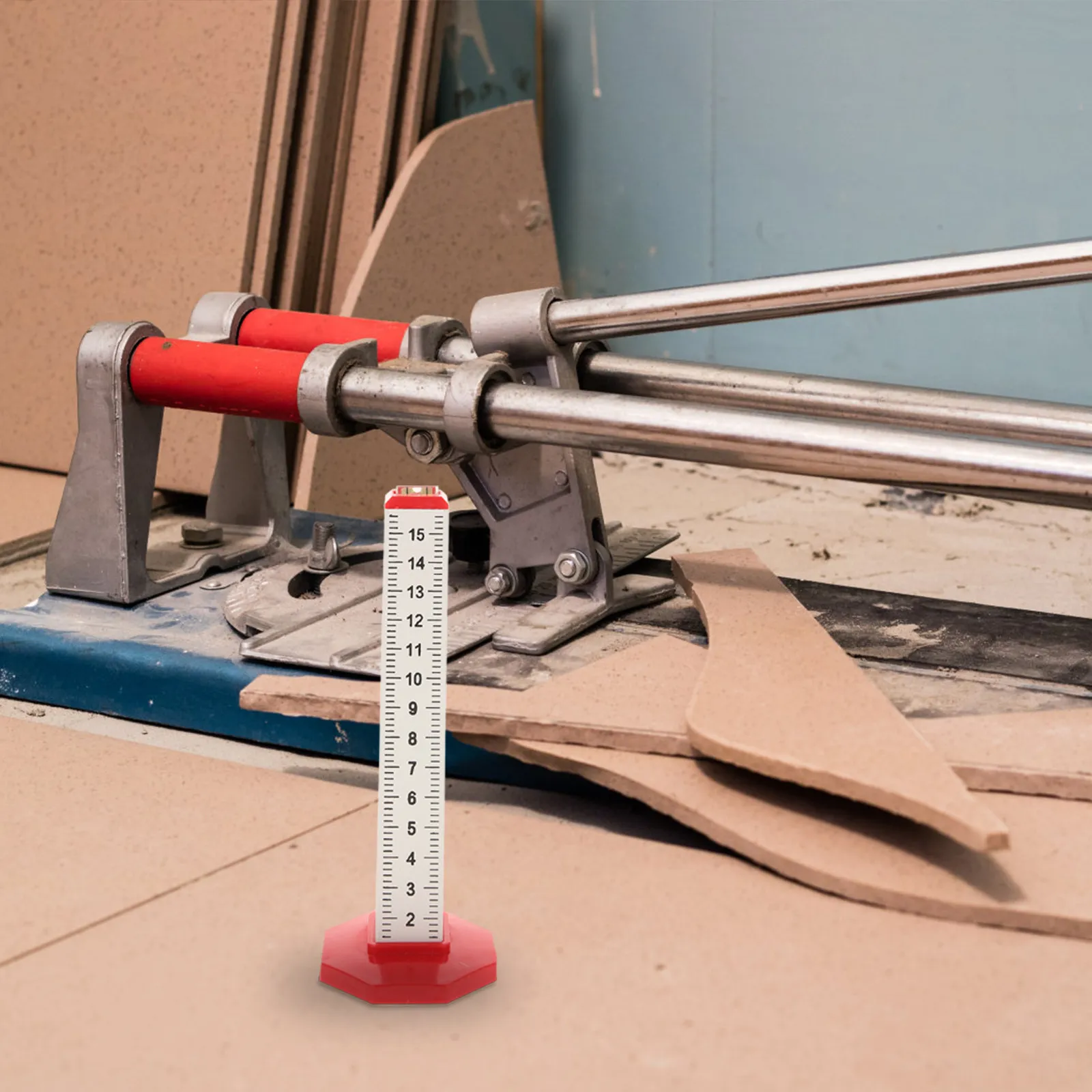 

Двойная пузырьковая линейка для точного выравнивания с четкой шкалой для монтажа потолков, укладки напольной плитки и выравнивания подвесных потолков