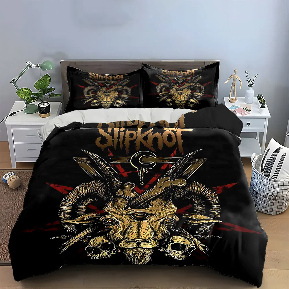 Gothic Design Poster Set Decor Soft Skin-Friendly Bedding Set Includes 1 Duvet Cover And 2 Pillowcase, Gift