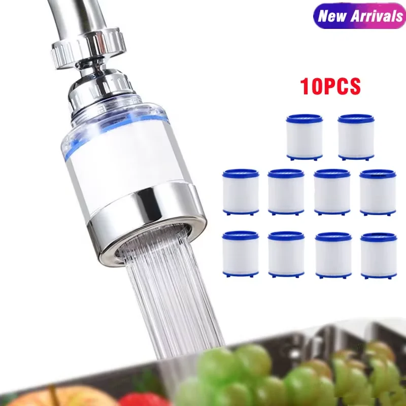 

Faucet Filter Elements Water Purifier Filter Remove Chlorine Heavy Metals PP Cotton Filtration Aerator Bubbler For Kitchen Tap