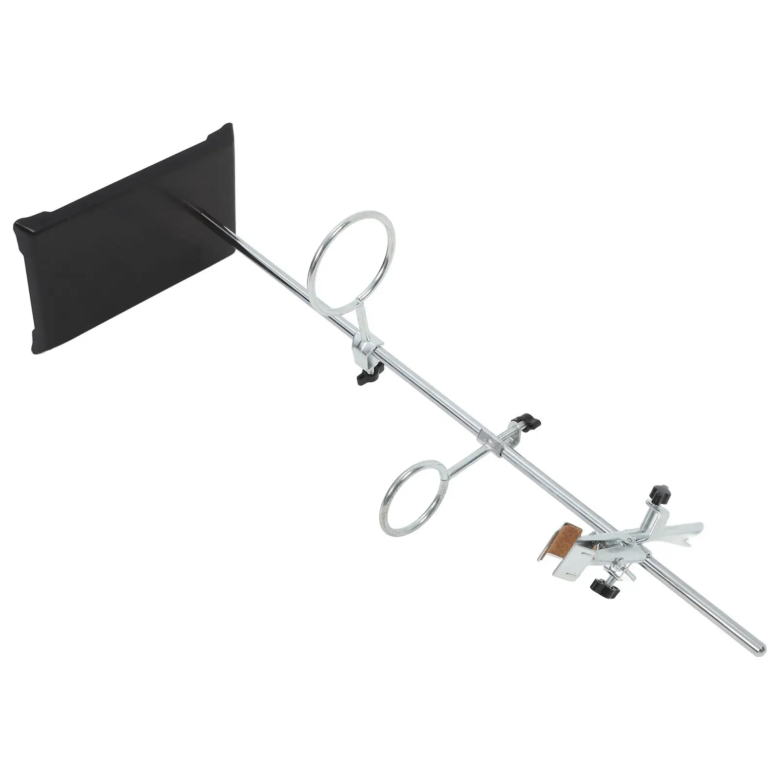 

Iron Stand 40cm Square Base Lab Equipment Chemical Experiments Teaching Ring Clamp Table Rod Stand Clamps Test Tube Holder Lab
