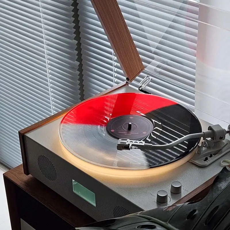 Fan number vinyl record player European-style integrated vinyl record player retro high-quality phonograph Bluetooth speaker