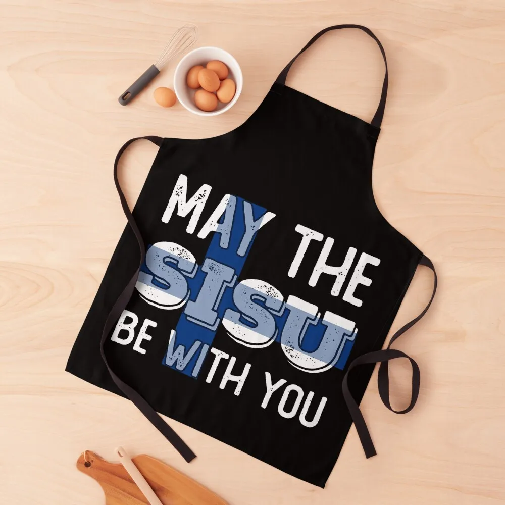 

May the sisu be with you Finland Apron Home Utensils New year's Apron