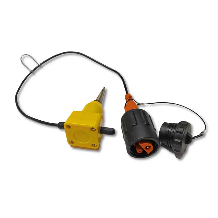 Single Geophone 4.5Hz Vertical With KCK Screw Fit Male Connector , Seismic Geophone 4.5 Hz String