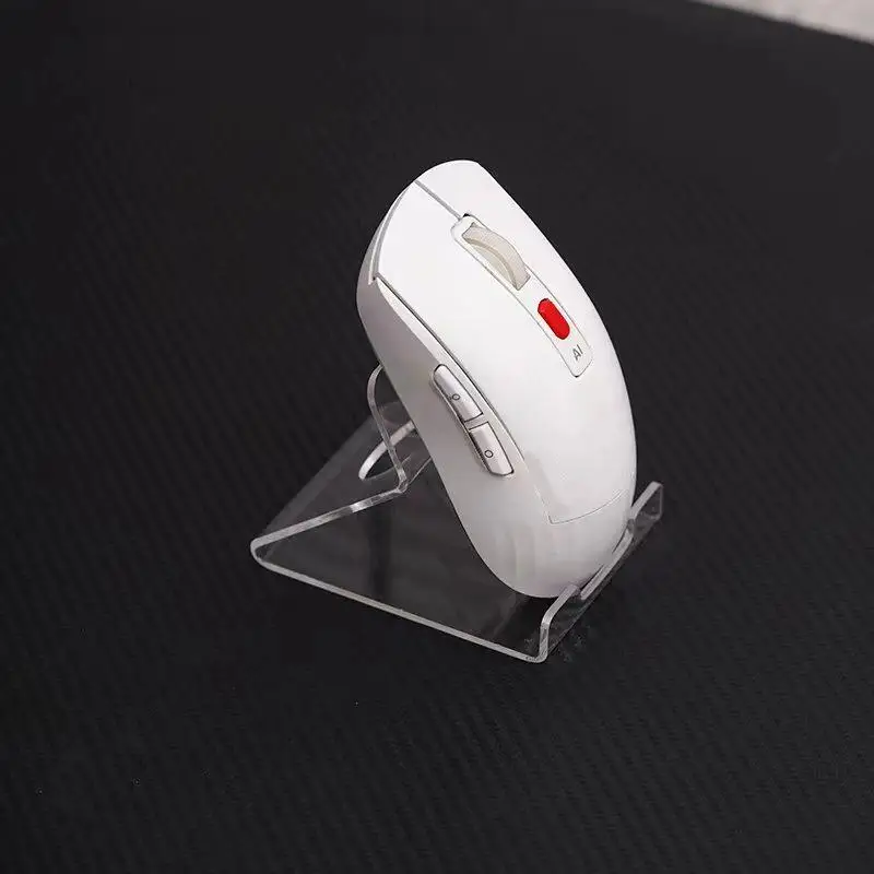 1Pcs Acrylic Mouse Storage Stand Mouse Holder Display Stand Mice Bracket Non-Slip E-sport Gaming And Office Accessory-F(x)