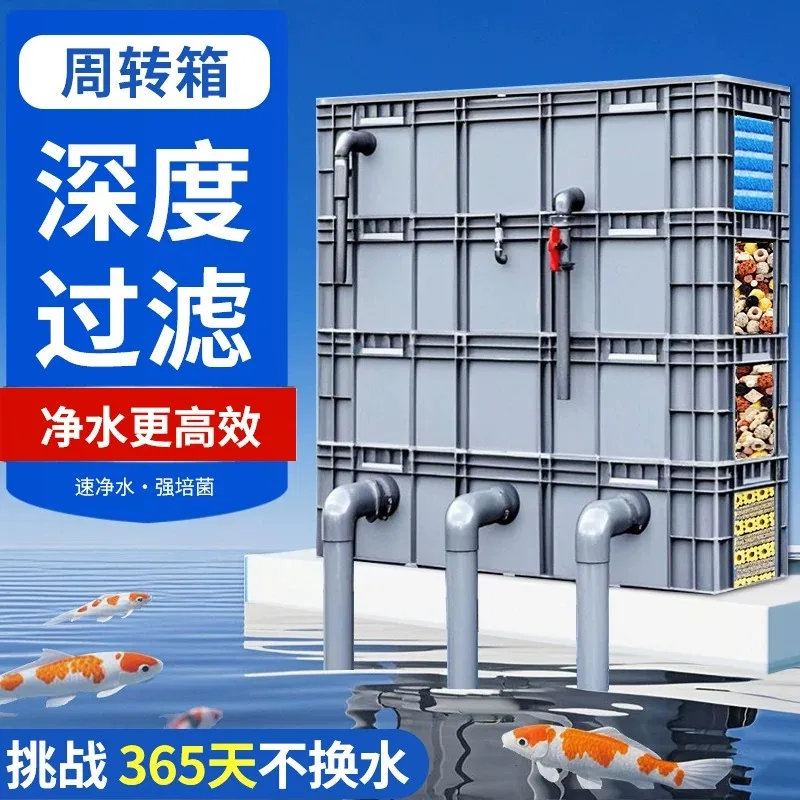 Fish Tank Top Filter Pond Water Circulation Ecological Purification Equipment Aquarium Water Quality Cleaning Device