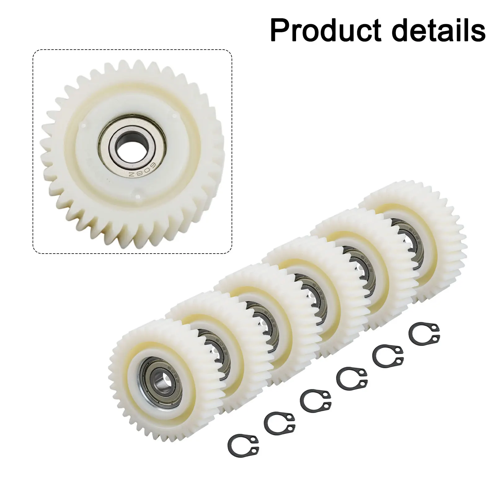 6PCS Electric Bike 31T/35T/36T Planetary Gear Nylon Gear Hub Motor Planetary Gear 608 Bearing Ebike Accessories