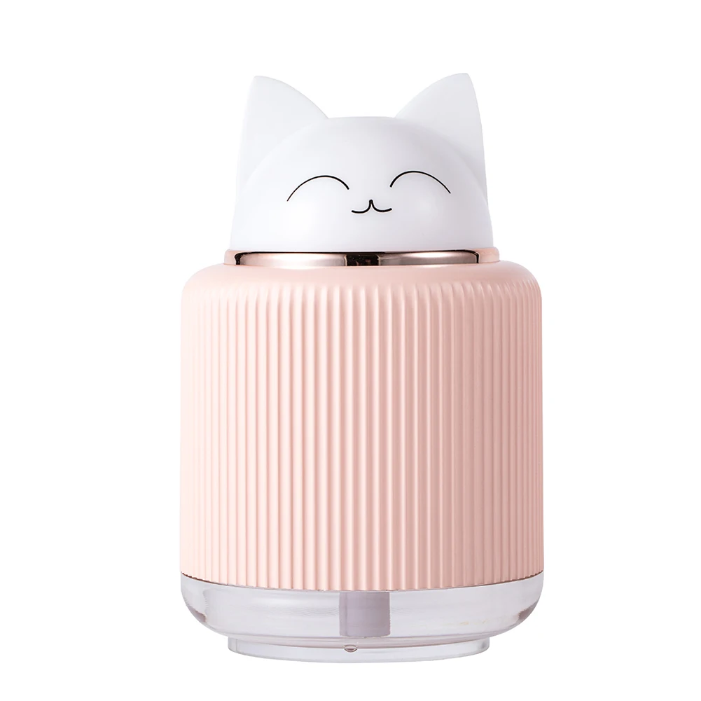 

Mini Humidifier Humidifier USB 2 LED Colors Car Office Humidifier Cute Cat Shape Desktop Humidifier Perfume Brand New