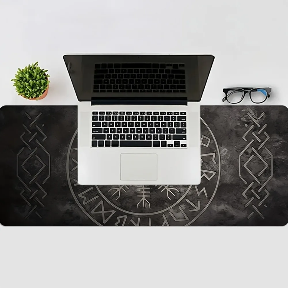 Nordic-style gaming mouse pad, featuring exquisite geometric design. Gaming desk accessory | Decorative desktop pad