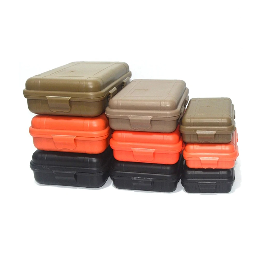 في الهواء الطلق للصدمات صندوق مقاوم للماء بقاء محكم تخزين مباراة أداة صيد السمك الحاويات للتخييم التنزه القوارب #2