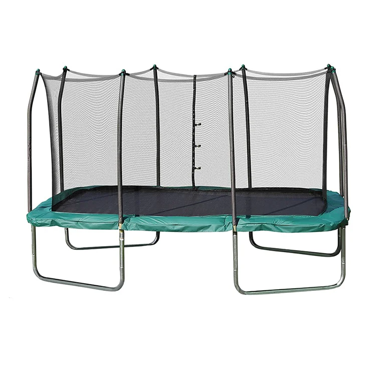 dn-Sundow Good Quality Unique Unisex Outdoor Rectangular Kids Trampolines With Safety Net！