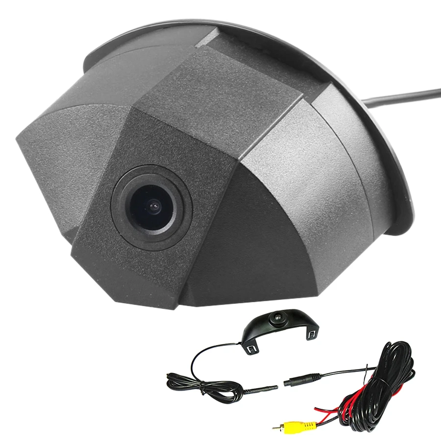 Car Front View Camera, for Benz ML GLK C Class X204 W204 S204 2012-2018 FULL HD CCD Parking Camera Logo Mark Camera