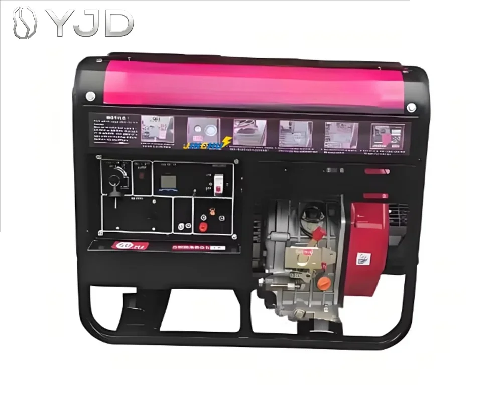 

factory High Quality Mini 8Kw 10Kva Open Frame Silent Diesel Generator Sets Water Cooled 1 Phase/3 Phase 100% Copper