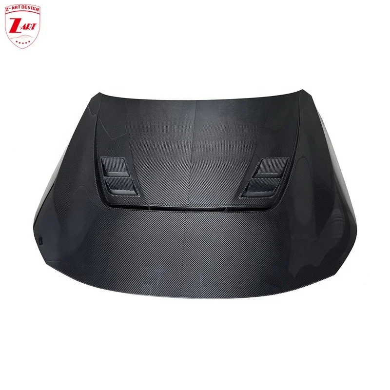 Z-ART G87 Prepreg Carbon Fiber a 2 Style Engine Hood for M2 2023+ Dry Carbon Fiber Front Bonnet for M2 G87 Engine Lid