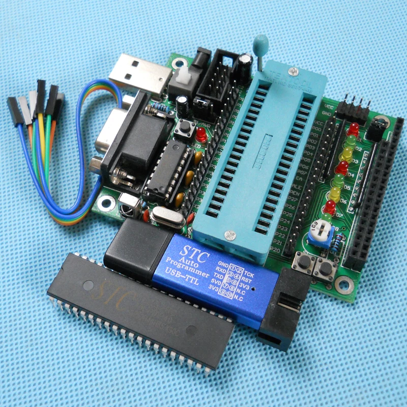 It is suitable for C51 experimental programming learning of STC89C52RC minimum system developed by 51 microcontroller