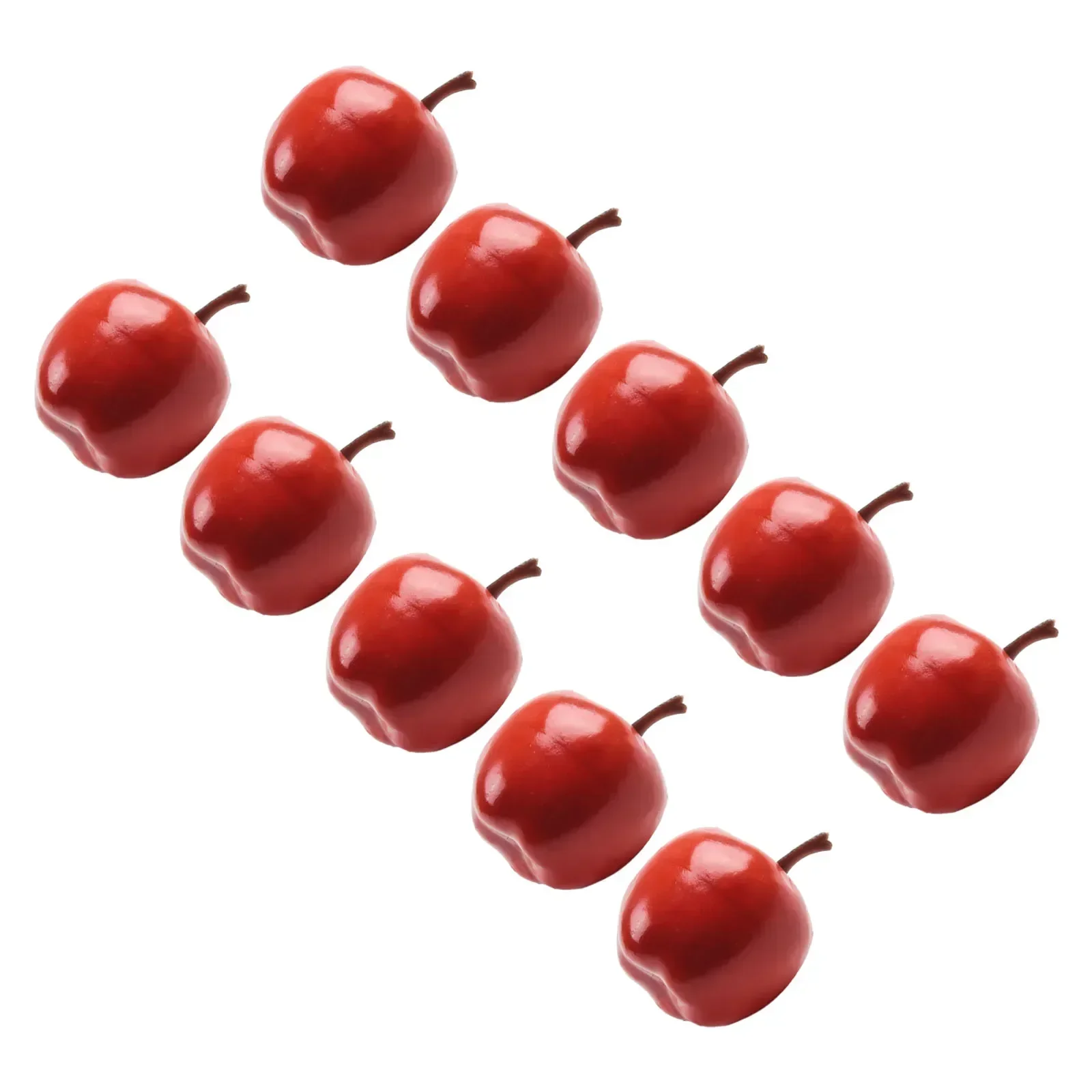 10pcs Mini Artificial Fruits Simulation Cherry Mango Banana Lime Strawberry Model Photography Props Decoration Fake Fruits