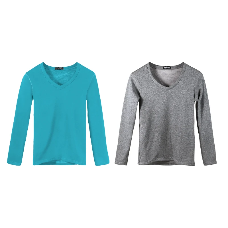 

5 шт. мужская длинная осенняя одежда с одним v-образным вырезом, морозостойкая толстая плюшевая плотная молодежная основа, хлопковый свитер, теплая куртка