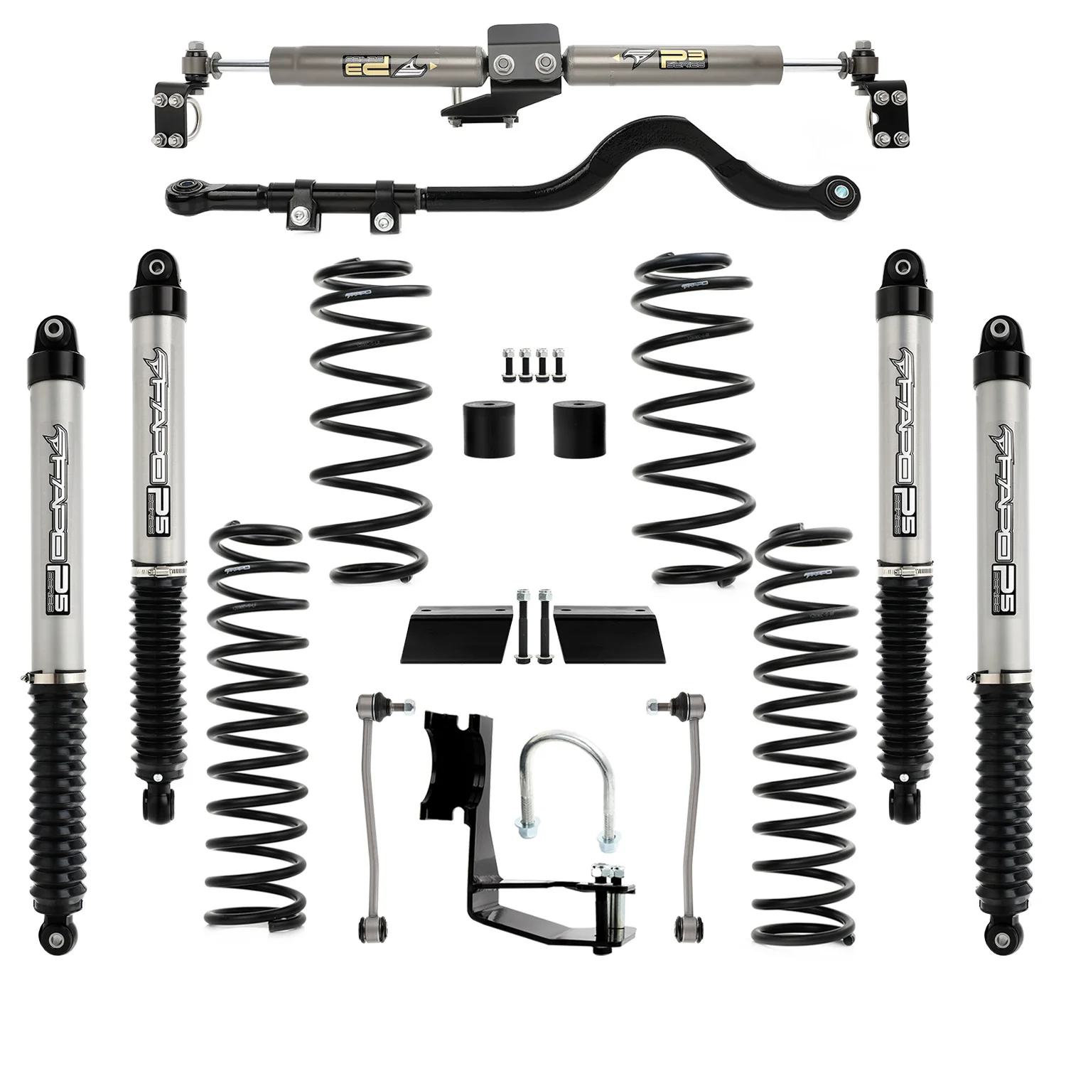 

FAPO TY562602 Производитель 2,5-дюймовых подъемных комплектов 4x4 Внедорожный амортизатор Coilover Подвеска для Je ep Wrangler JL 2018-2021