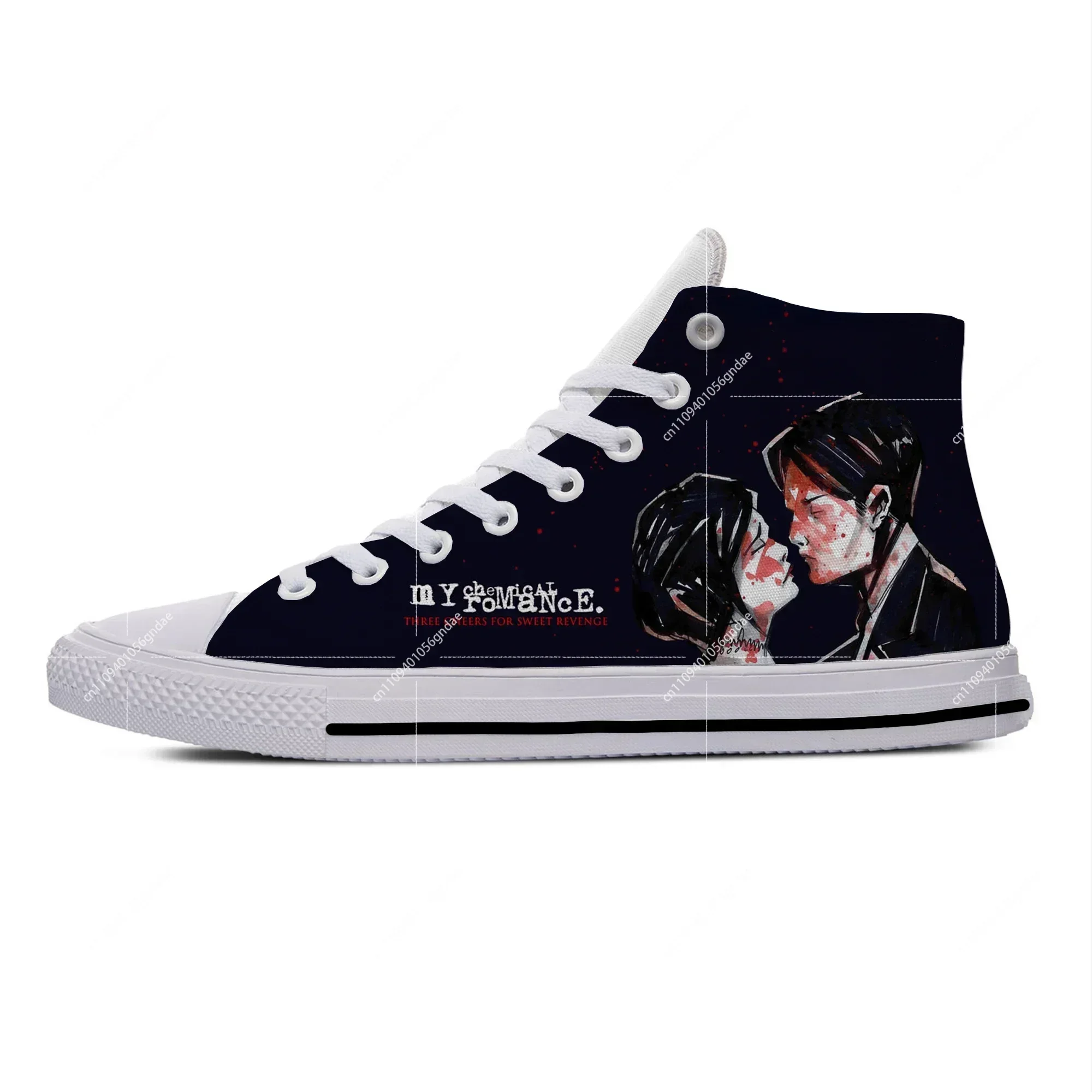 Hot Summer My Chemical Romance MCR Rock Band Funny Casual Shoes High Top Lightweight Men Women Sneakers Breathable Board Shoe view 4