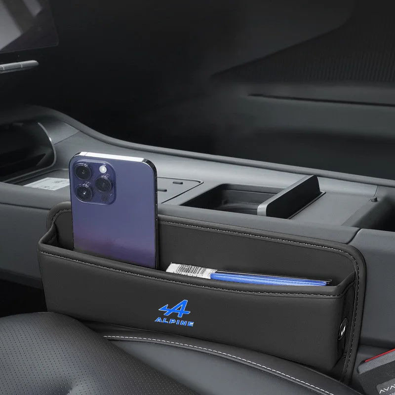 

Car Seat Side Pocket Organizer Purse Bag Car Interior Accessory For Alpine For A290 GTS A110 Espace Austral Kadjar Twingo Megane