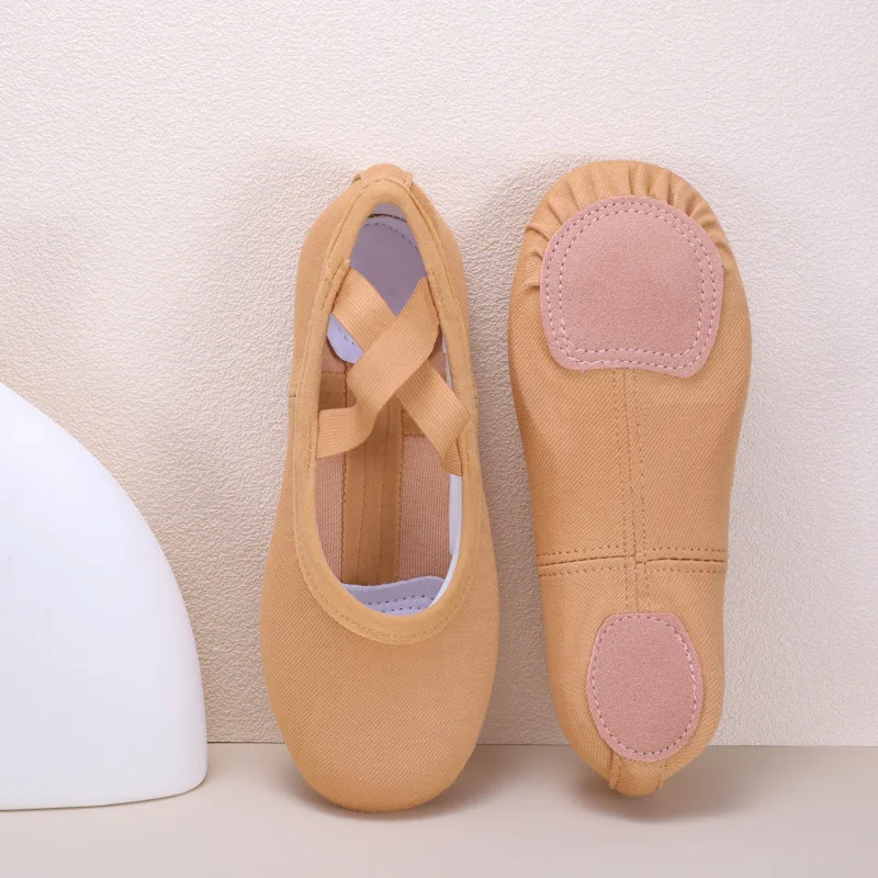 

Балетные туфли 2026: Мягкие балетки для женщин, девочек и детей, для занятий танцами, из канваса