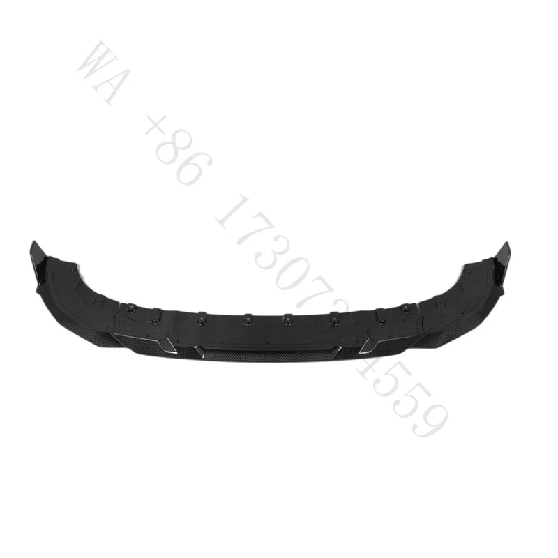 Suitable for 2023+ BMW 2 Series G42 upgraded S model dry carbon fiber three-section front lip spoiler