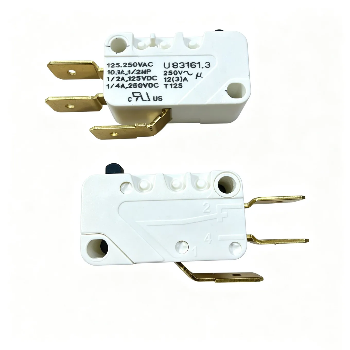 Original New 100% U83161.3 Micro Switch 3Pin Travel Limit Switch 12A
