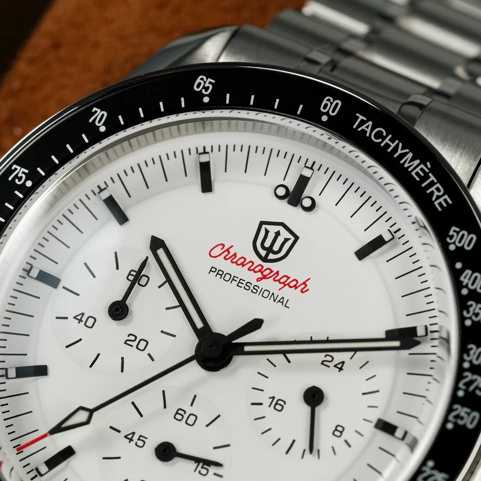 Watchdives WD1860 40mm ダイブウォッチ VK63 クロノグラフ クォーツ