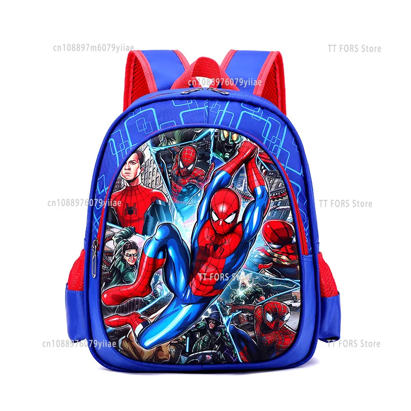 

New Children's Backpack Cartoon Spider-Man Pattern Large Capacity Lightweight Hard Shell Boys Schoolbag Birthday Gift