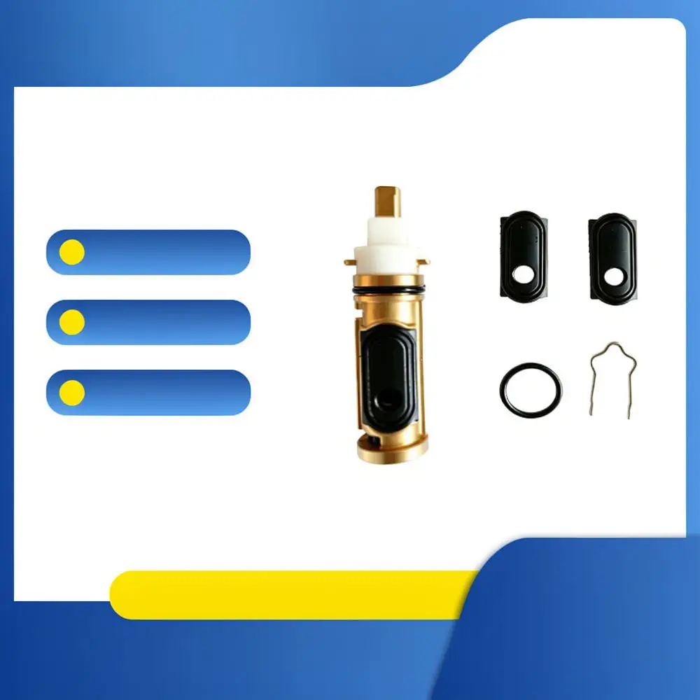 Brass Valve Core 1222HD Replacement Part For Single Handle Shower Faucet Repair Plumbing Fixture Maintenance Kit