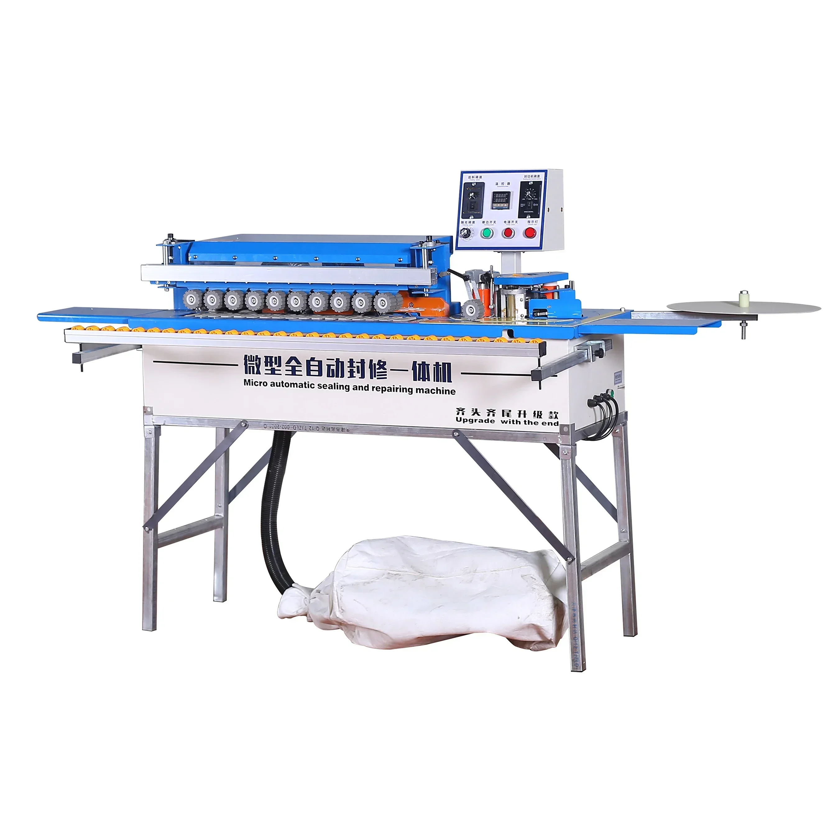 LUXTER New Arrival Wood Mini Automatic Edge Banding  and Trimming Machine 800W Power Straight Curve Edge Banding