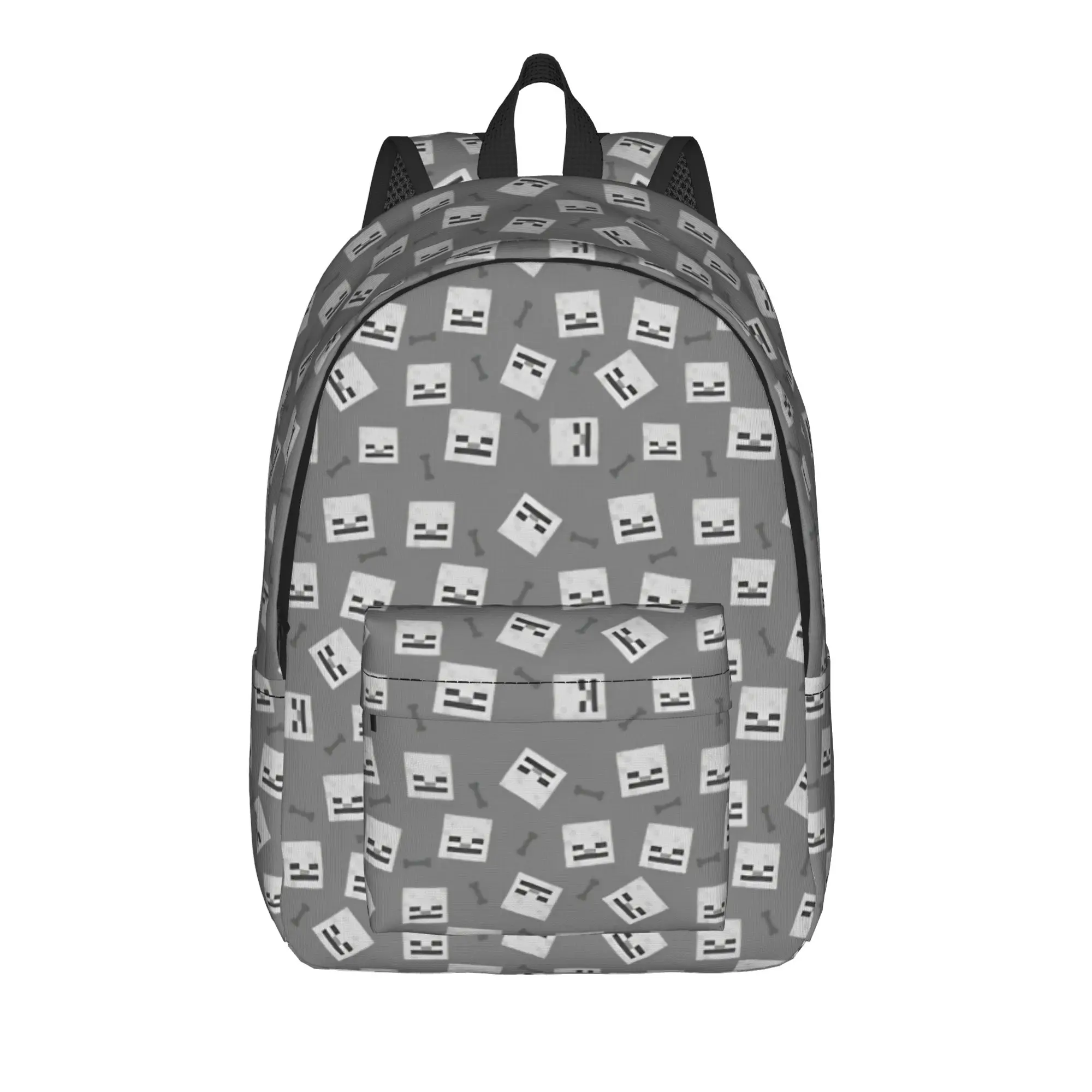 Skeleton Creepers Pattern Texture Fashion Backpack Gift Student Work Daypack for Men Women College Canvas Bags
