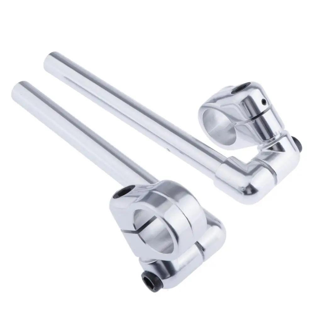 

Fork Tube Clip-on Adjustable Motorcycle Handlebar Aluminum Alloy Handgrips for Universal