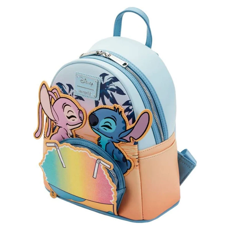 Lounge fly Disney Lilo und Stich Schnee kegel Datum Nacht Frauen Doppel riemen Umhängetasche Mini Rucksack