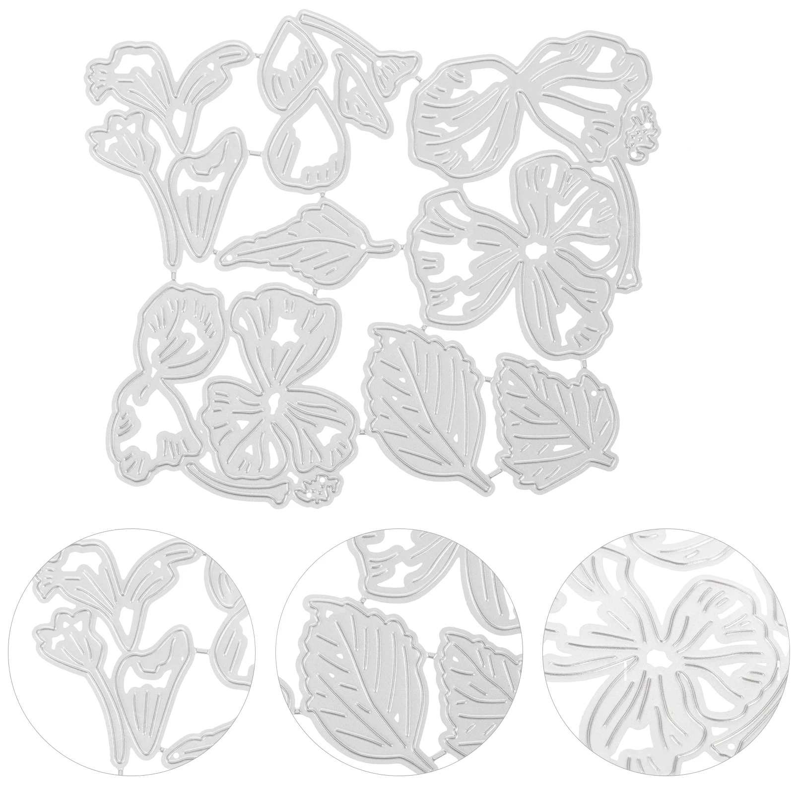 

Metal Carbon Steel Knife Mold Flower Leaf Cutting Die for Scrapbooking Embossing Paper Crafts Reusable Stencils Handmade