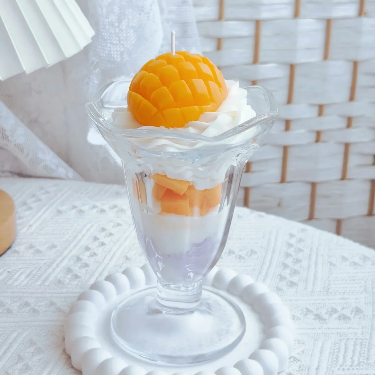DIY Simulation Ice-cream Shape Silicone Mold 3D Dessert Aroma Candle Resin Plaster Ornament Mold Home Decor Gift Making - view 6