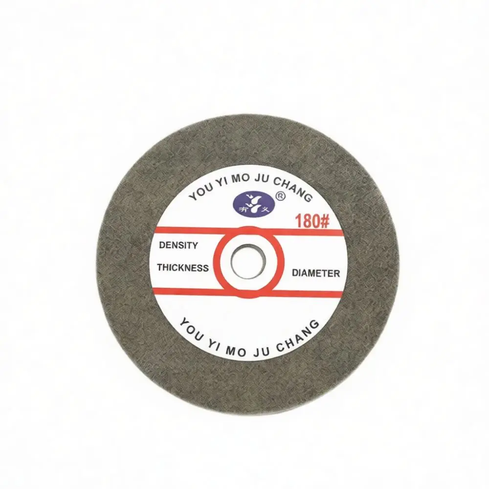 200mm Nylon Polishing Wheel For Yongpin Bench Grinder Abrasive Buffing Disc Metal Finishing Grinding Wire Drawing Accessory