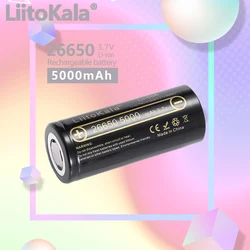 1 sztuk 100% oryginalny LiitoKala Lii-50A 26650 5000mAh akumulator 3.7v akumulatory litowo-jonowe