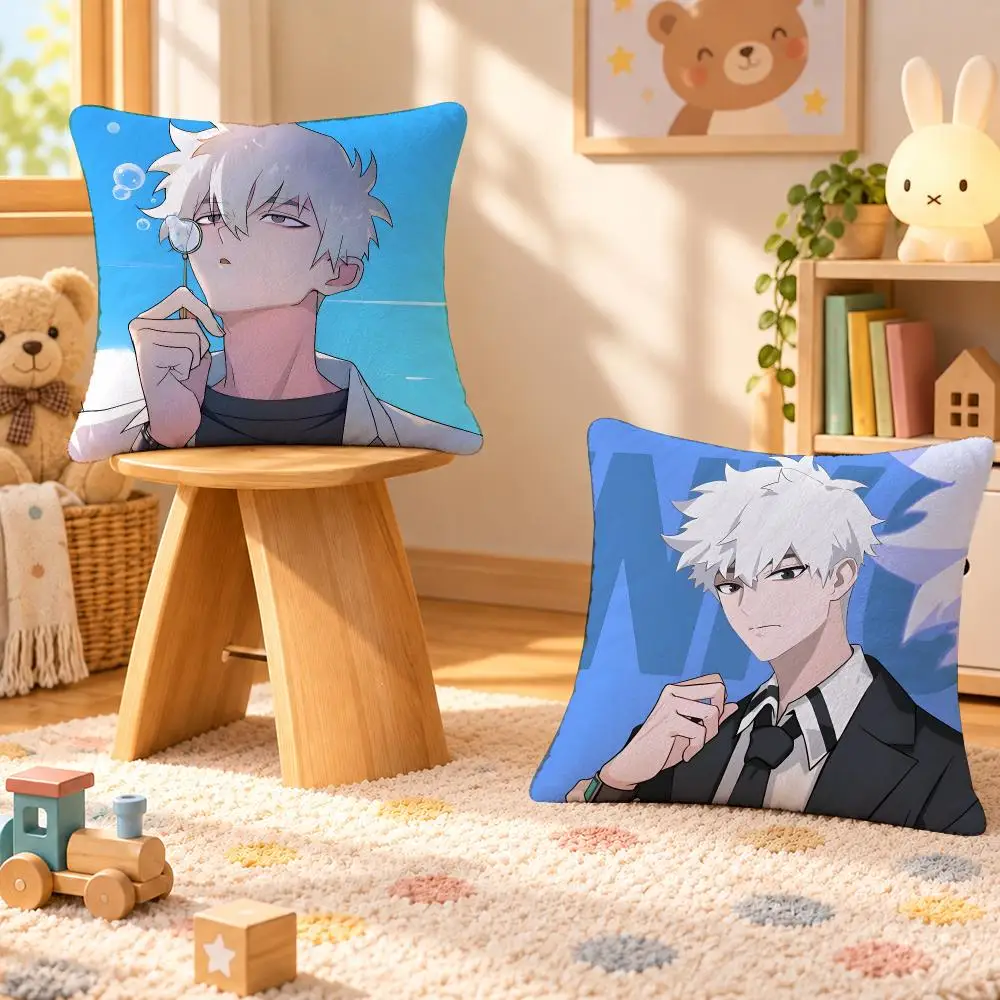 Anime Link Click Mystery Art Cushion Cover Personalized Soft Plush Pillow Living Room Home Sofa Bedroom Office Car Cushion
