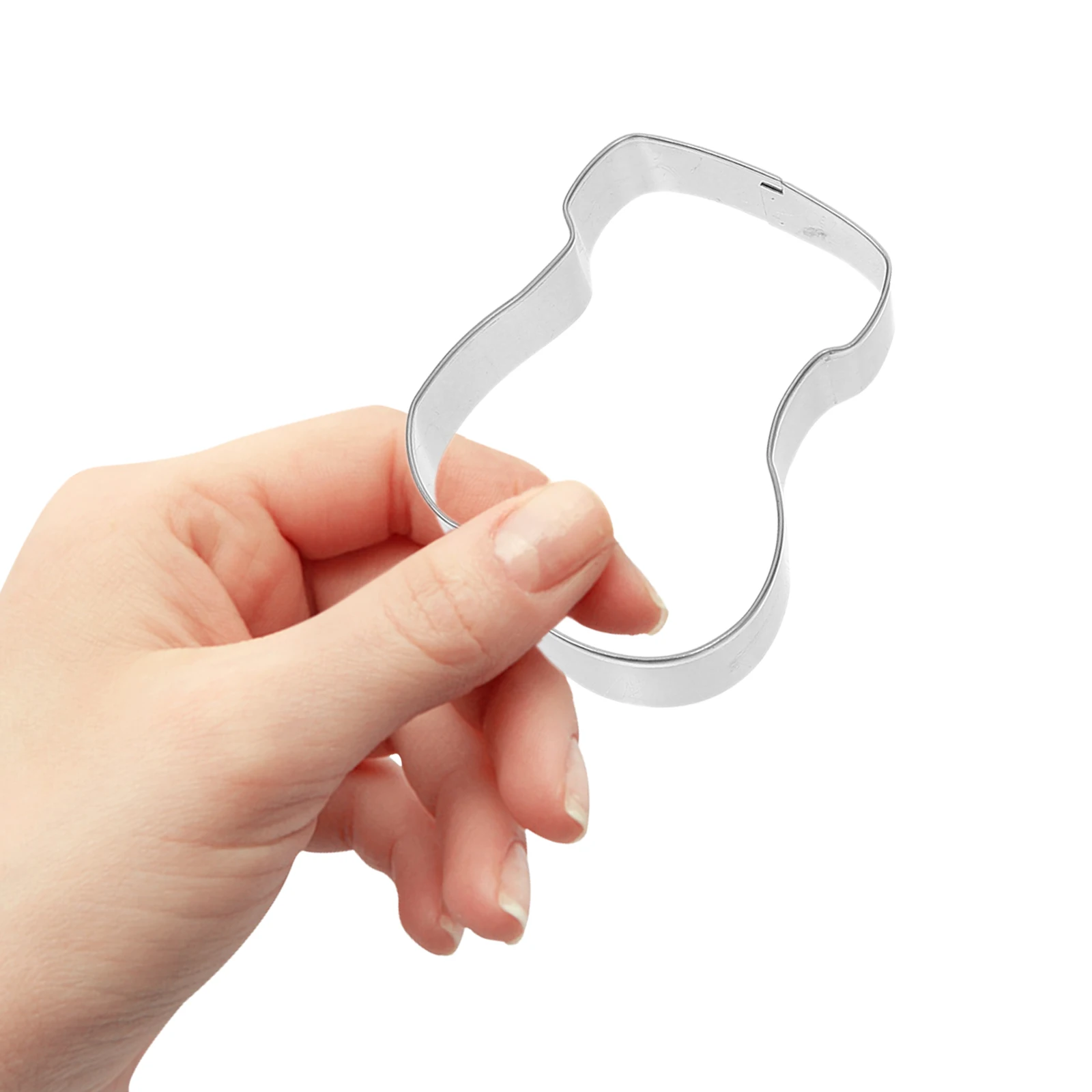 

6 Pcs Stainless Steel Cookie Molds Christmas Baking Tools Fudge DIY Smooth Safe Hygienic Easy Clean Practical Gifts