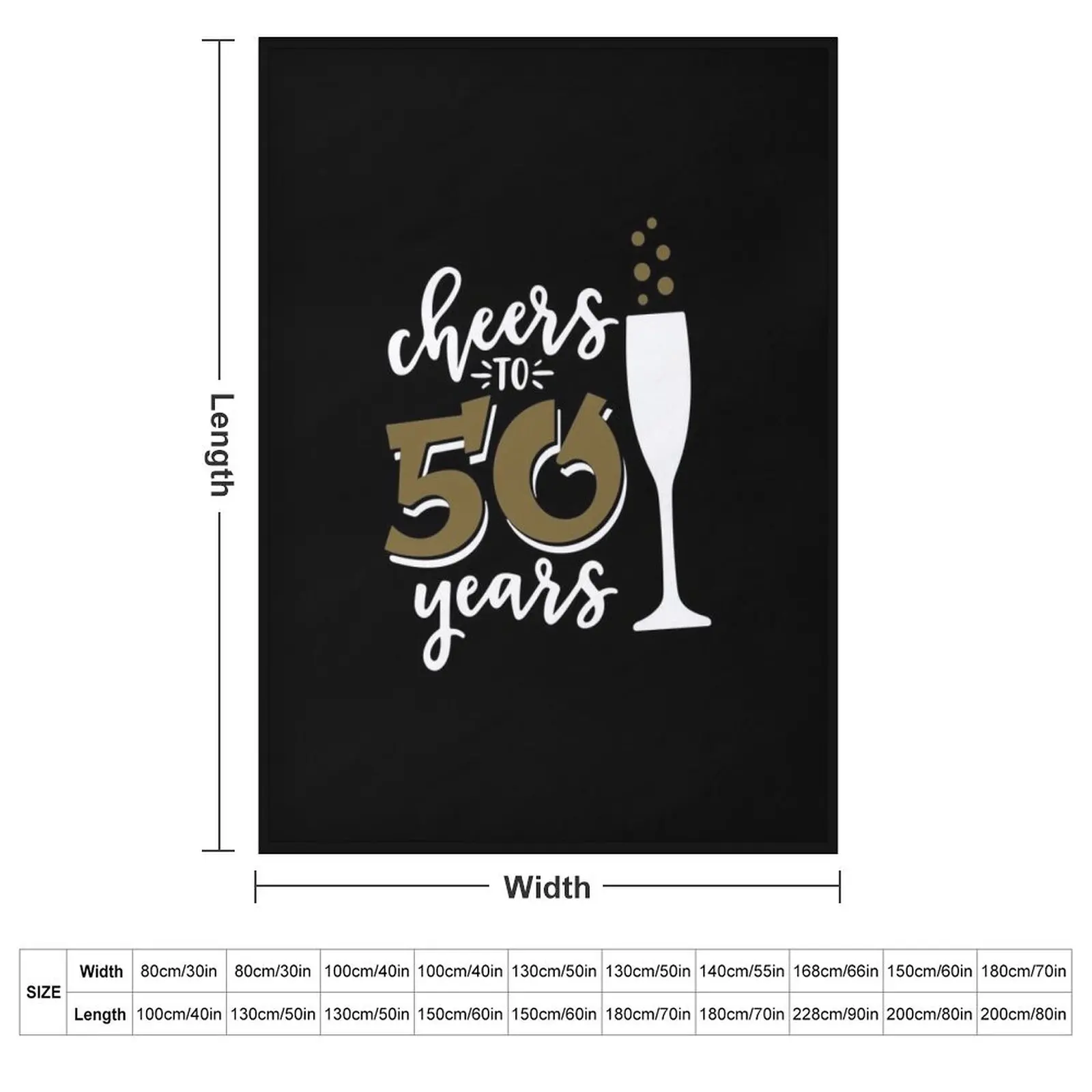 Cheers to 50 years birthday men women Of birthday Vacation Inspiration Joy Mood Throw Blanket Beautifuls Flannels Blankets