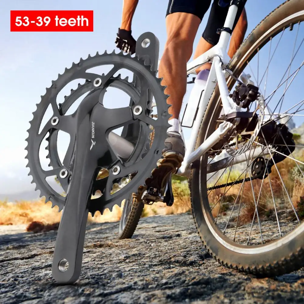 Jiankun Chainring Crank Narrow Wide Teeth Improve Speed Aluminum Alloy Chainwheel With Bottom Bracket Set Bicycle Accessories