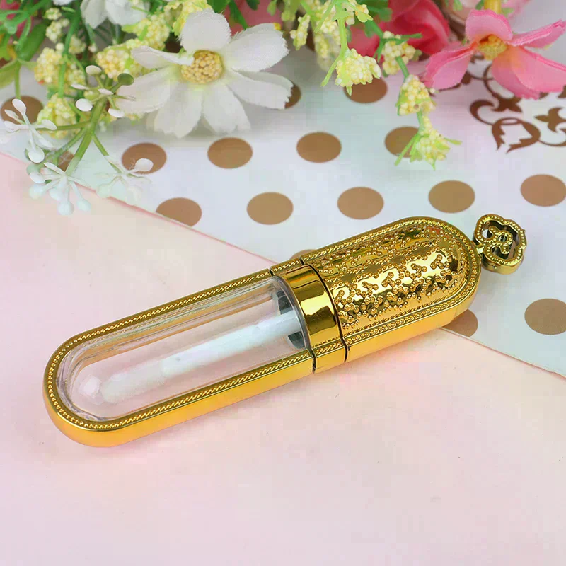 Pretty lip gloss tube lip balm bottle container refillable empty lip gloss tube