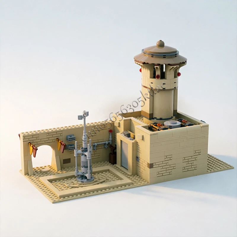 951PCS MOC Star Battle Street Communication Tower Model Building Blocks Brick DIY Creative Assembly Educational Festival Gifts