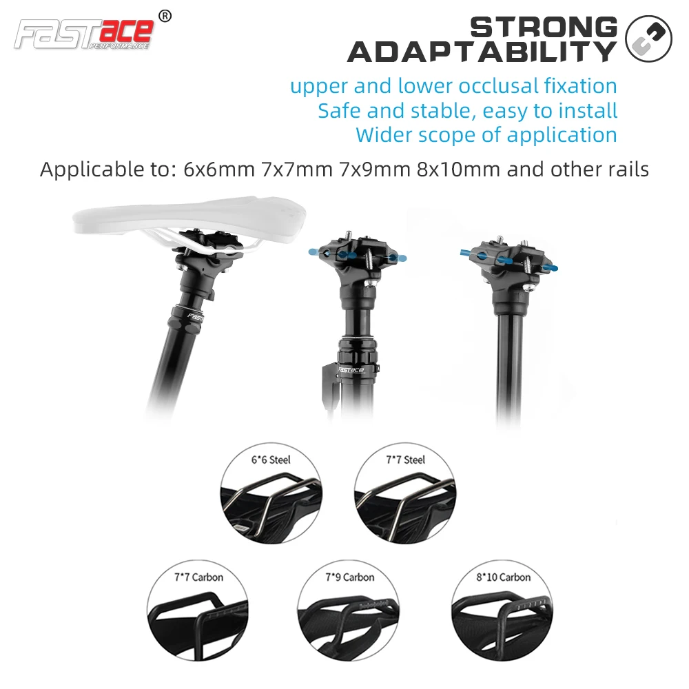 Fastace MTB Seatpost FSP 301 302 303 Dropper Bicycle 27.2 31.6 External Internal Cable Mountain Bike Seat Tube Seat for Bicycle