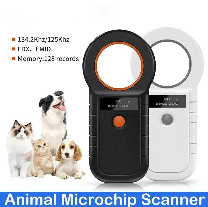 

Pet Dog Cat Microchip Reader Animal EMID ISO Chip Scanner Tag ID Identification