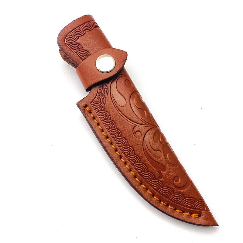 High Quality Material Cowhide Knifes Leather Case Household Home DIY Knife Accessories Tool Parts Supplies For Fixed Blade Knife